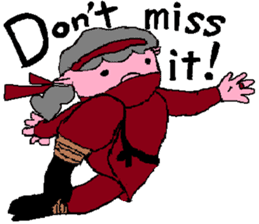 Female Ninja "Kunoichi Tonko" sticker #6566368