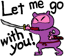 Female Ninja "Kunoichi Tonko" sticker #6566379