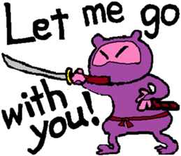 Female Ninja "Kunoichi Tonko" sticker #6566379