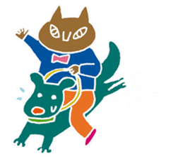 40 Pleasant cats sticker #6567055