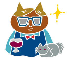 40 Pleasant cats sticker #6567056