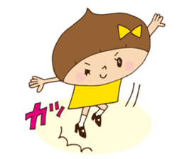 Marukuriko is a tap dancer sticker #6567304