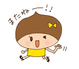 Marukuriko is a tap dancer sticker #6567343