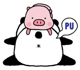 Sweet Panda & Honey Pig Part 2 by Ellya sticker #6567554