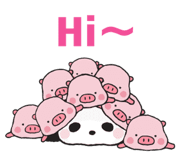 Sweet Panda & Honey Pig Part 2 by Ellya sticker #6567559