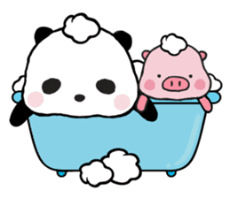 Sweet Panda & Honey Pig Part 2 by Ellya sticker #6567560