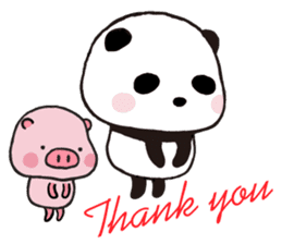 Sweet Panda & Honey Pig Part 2 by Ellya sticker #6567566