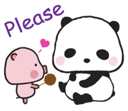 Sweet Panda & Honey Pig Part 2 by Ellya sticker #6567567