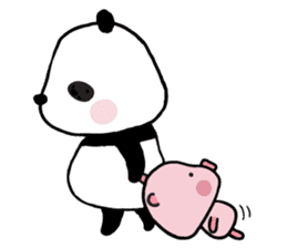 Sweet Panda & Honey Pig Part 2 by Ellya sticker #6567577