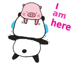 Sweet Panda & Honey Pig Part 2 by Ellya sticker #6567579