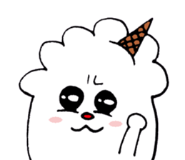 Ice cream Alien sticker #6567630