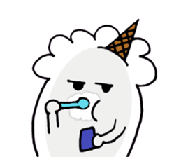 Ice cream Alien sticker #6567636