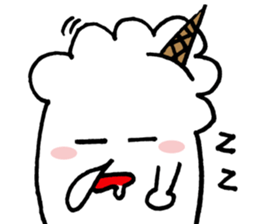 Ice cream Alien sticker #6567656