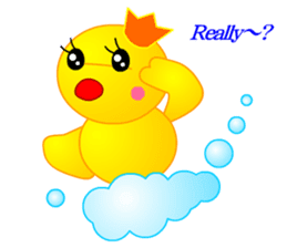 Tomo's Duck Ahiru-chan (English) sticker #6568110