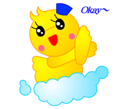 Tomo's Duck Ahiru-chan (English) sticker #6568111