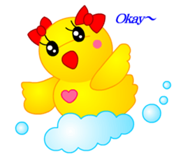 Tomo's Duck Ahiru-chan (English) sticker #6568112