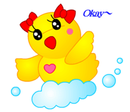 Tomo's Duck Ahiru-chan (English) sticker #6568112