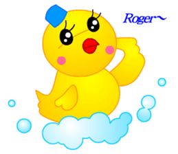 Tomo's Duck Ahiru-chan (English) sticker #6568113