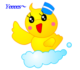 Tomo's Duck Ahiru-chan (English) sticker #6568114