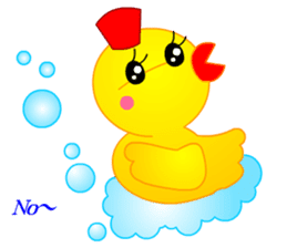 Tomo's Duck Ahiru-chan (English) sticker #6568115