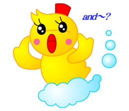Tomo's Duck Ahiru-chan (English) sticker #6568118