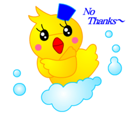 Tomo's Duck Ahiru-chan (English) sticker #6568119