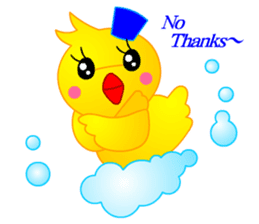 Tomo's Duck Ahiru-chan (English) sticker #6568119