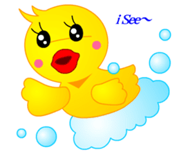 Tomo's Duck Ahiru-chan (English) sticker #6568121