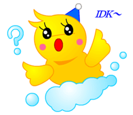 Tomo's Duck Ahiru-chan (English) sticker #6568122