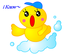 Tomo's Duck Ahiru-chan (English) sticker #6568123