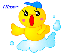 Tomo's Duck Ahiru-chan (English) sticker #6568123