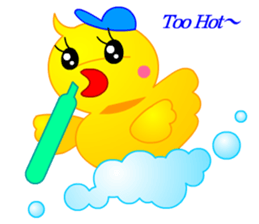 Tomo's Duck Ahiru-chan (English) sticker #6568127