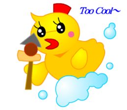 Tomo's Duck Ahiru-chan (English) sticker #6568128