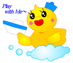 Tomo's Duck Ahiru-chan (English) sticker #6568130