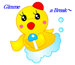 Tomo's Duck Ahiru-chan (English) sticker #6568132
