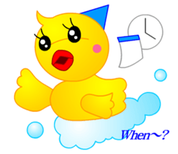 Tomo's Duck Ahiru-chan (English) sticker #6568135