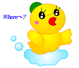 Tomo's Duck Ahiru-chan (English) sticker #6568137