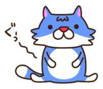 A sticker of that...a game pulling cat sticker #6569068