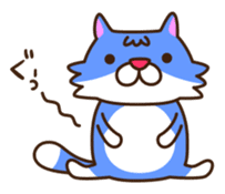 A sticker of that...a game pulling cat sticker #6569068