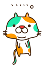 A sticker of that...a game pulling cat sticker #6569080