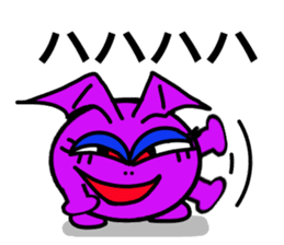 Small devil of whisper sticker #6569470