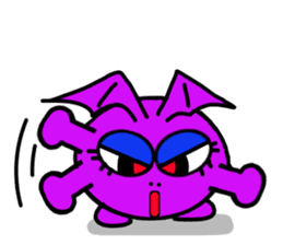 Small devil of whisper sticker #6569483