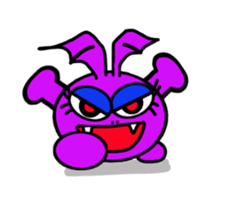 Small devil of whisper sticker #6569489