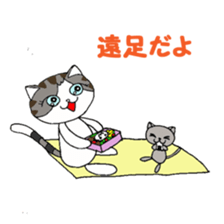 Myaako of heart cat The seasonal volume sticker #6569719