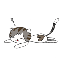 Myaako of heart cat The seasonal volume sticker #6569722