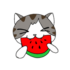 Myaako of heart cat The seasonal volume sticker #6569724