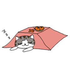 Myaako of heart cat The seasonal volume sticker #6569726