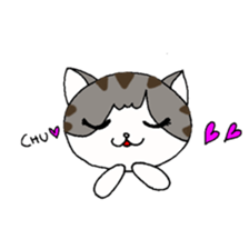 Myaako of heart cat The seasonal volume sticker #6569735