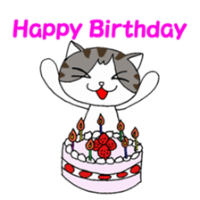 Myaako of heart cat The seasonal volume sticker #6569739