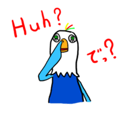 Happy blue bird?? sticker #6570680